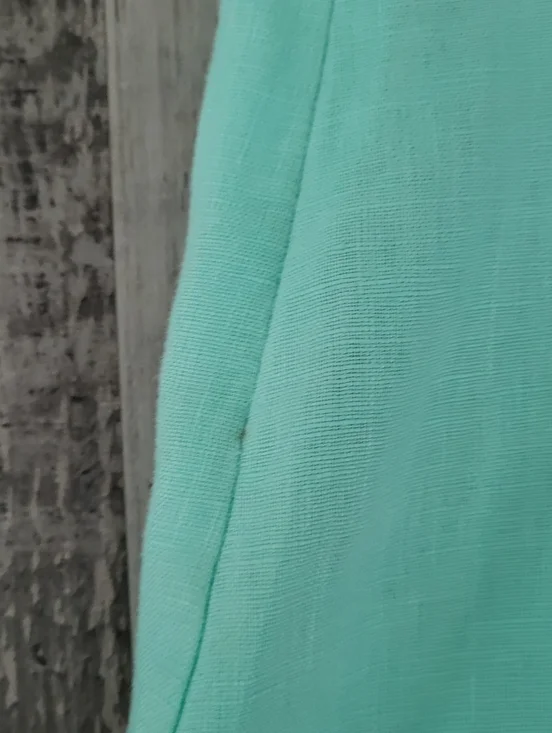 STS Sail To Sable 100% Linen Sleeveless Tunic Dress Size Small Beach Flawed - Picture 8 of 9